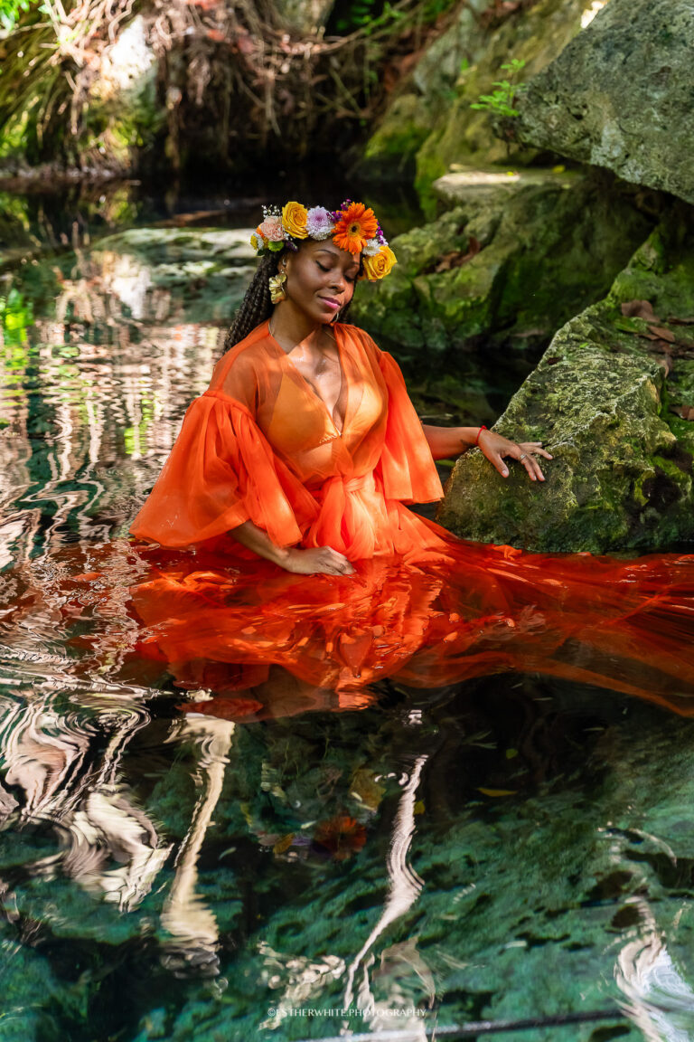 cenote jungle-photoshoot in riviera maya