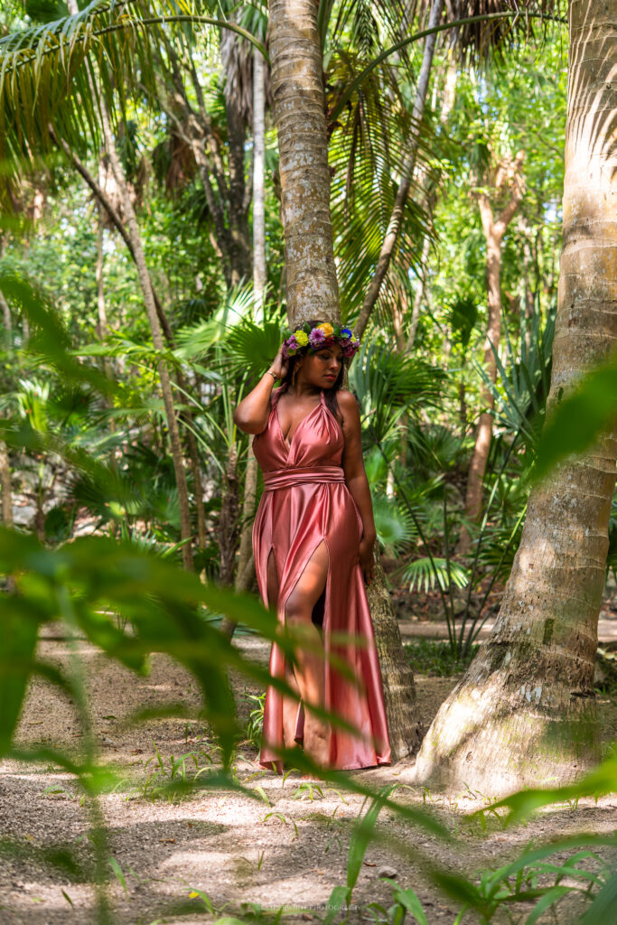cenote fashion photoshoot in tulum