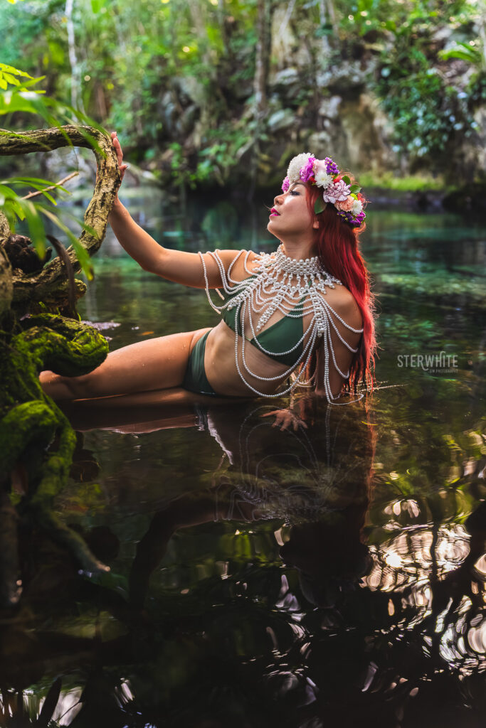 Jungle birthday photoshoot with handmade flower crown